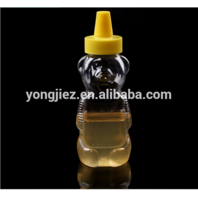 Plastic honey jar with screw plastic cap