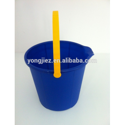 Plastic water bucket with the mouth/spout