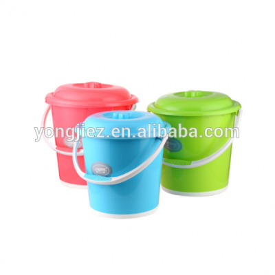 Large Medium Small plastic water bucket with cover