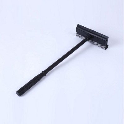 Durable plastic handle 2 in 1 window squeegee with sponge