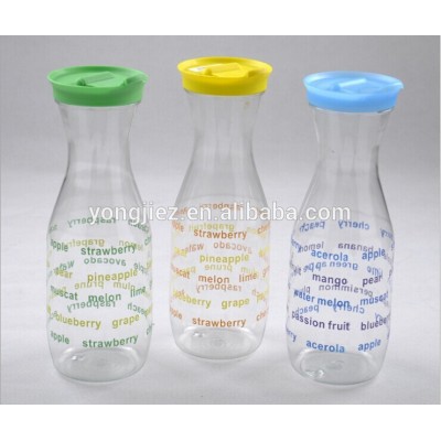 Hot Selling BPA Free 1L Plastic Party Beverage Carafe Food Grade Carafe